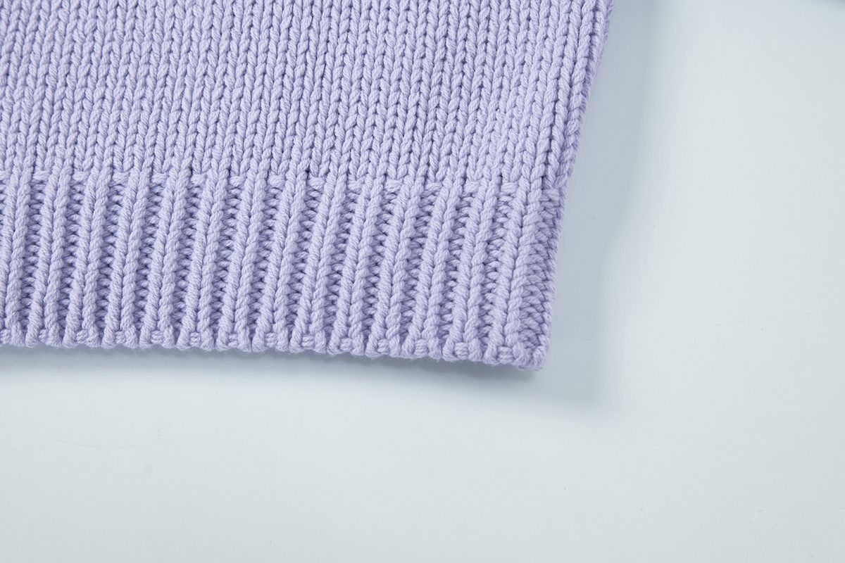 샐러드바구니(SALAD BAGUNI) cotton Cardigan Setup - lavender