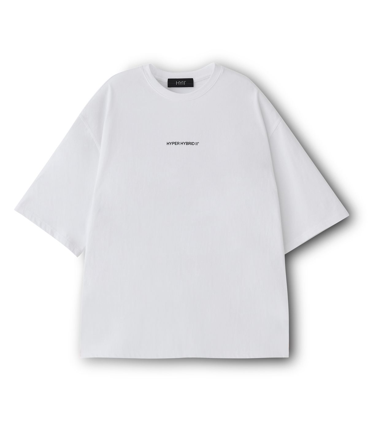 하이투(HYIIⁿ) UNISEX 모노그램 프린트  오버핏 티셔츠 [화이트]