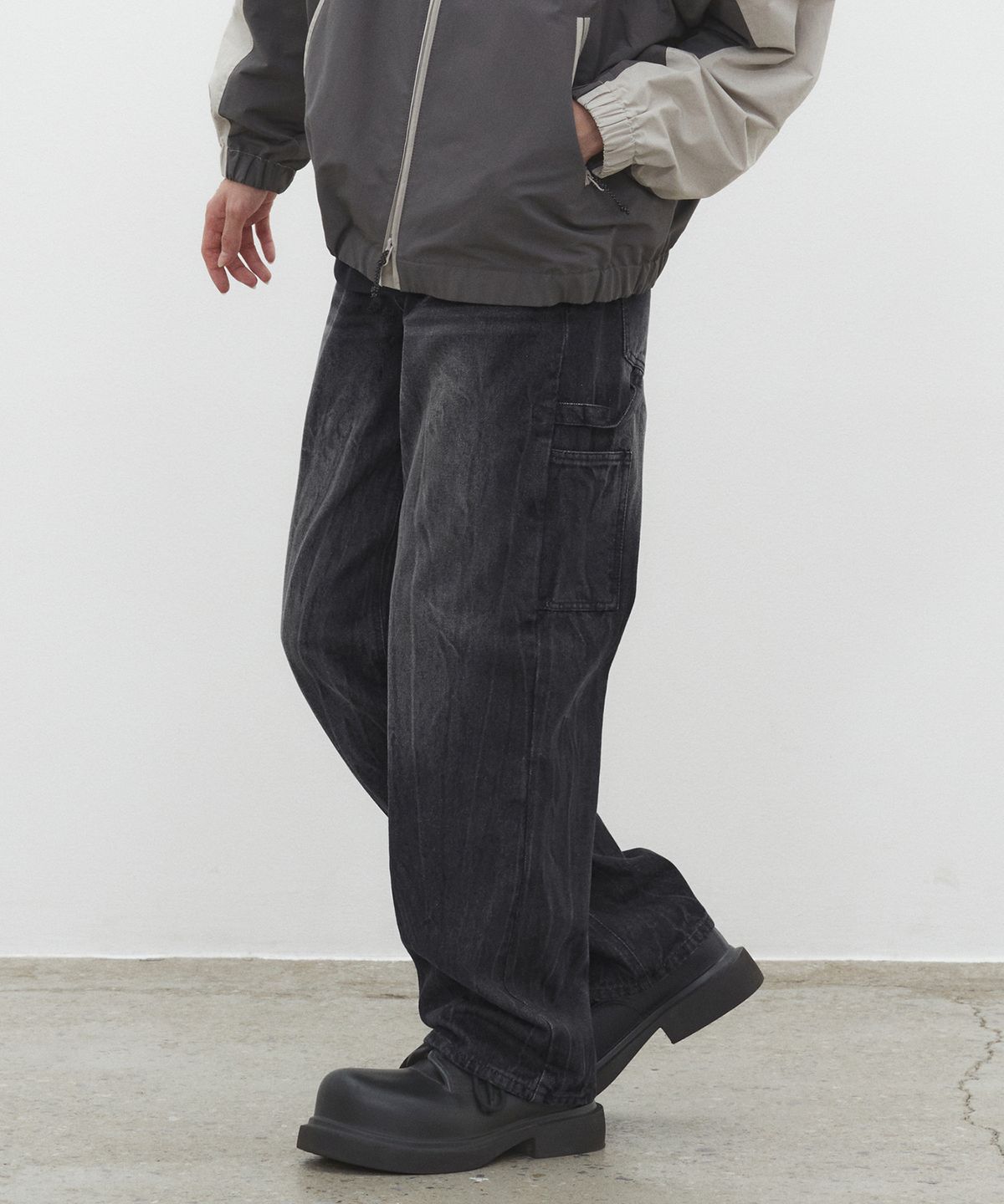 데케트(DECET) Carpenter Jeans DCPT036CRBlackB