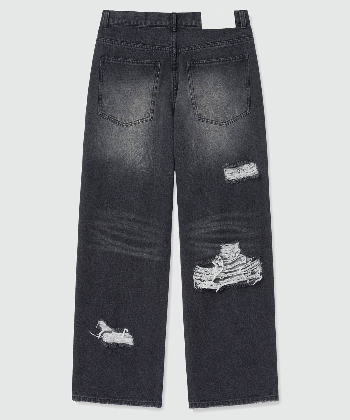 데케트(DECET) Both Sides Destroy Jeans DCPT037BlackB