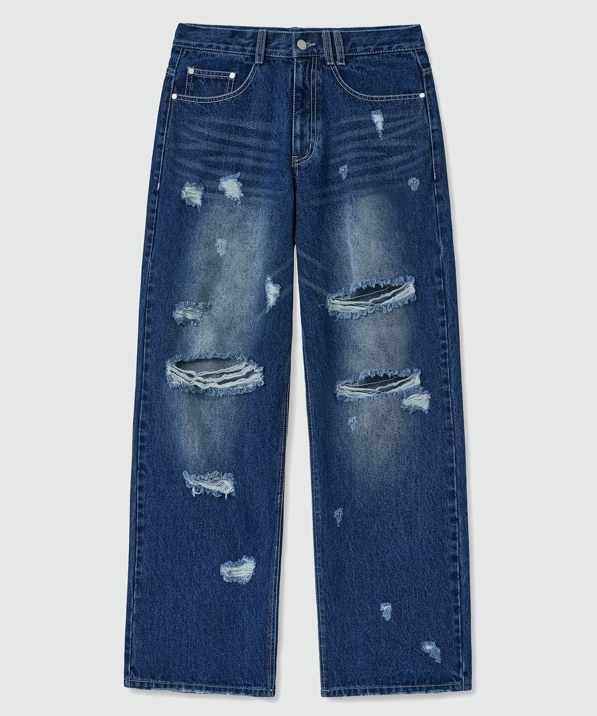 데케트(DECET) Both Sides Destroy Jeans DCPT037BlueB
