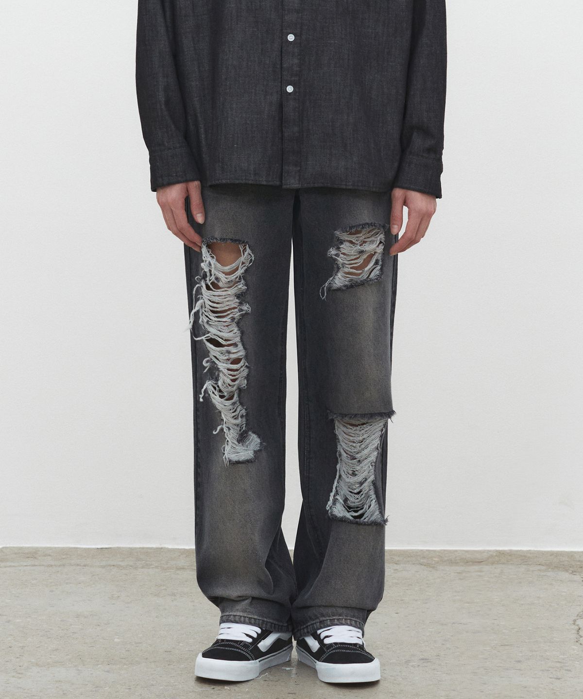데케트(DECET) Destroy Jeans DCPT038BlackB