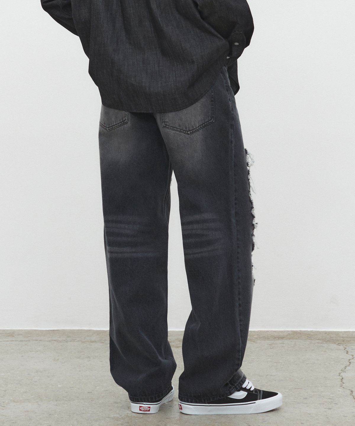데케트(DECET) Destroy Jeans DCPT038BlackB