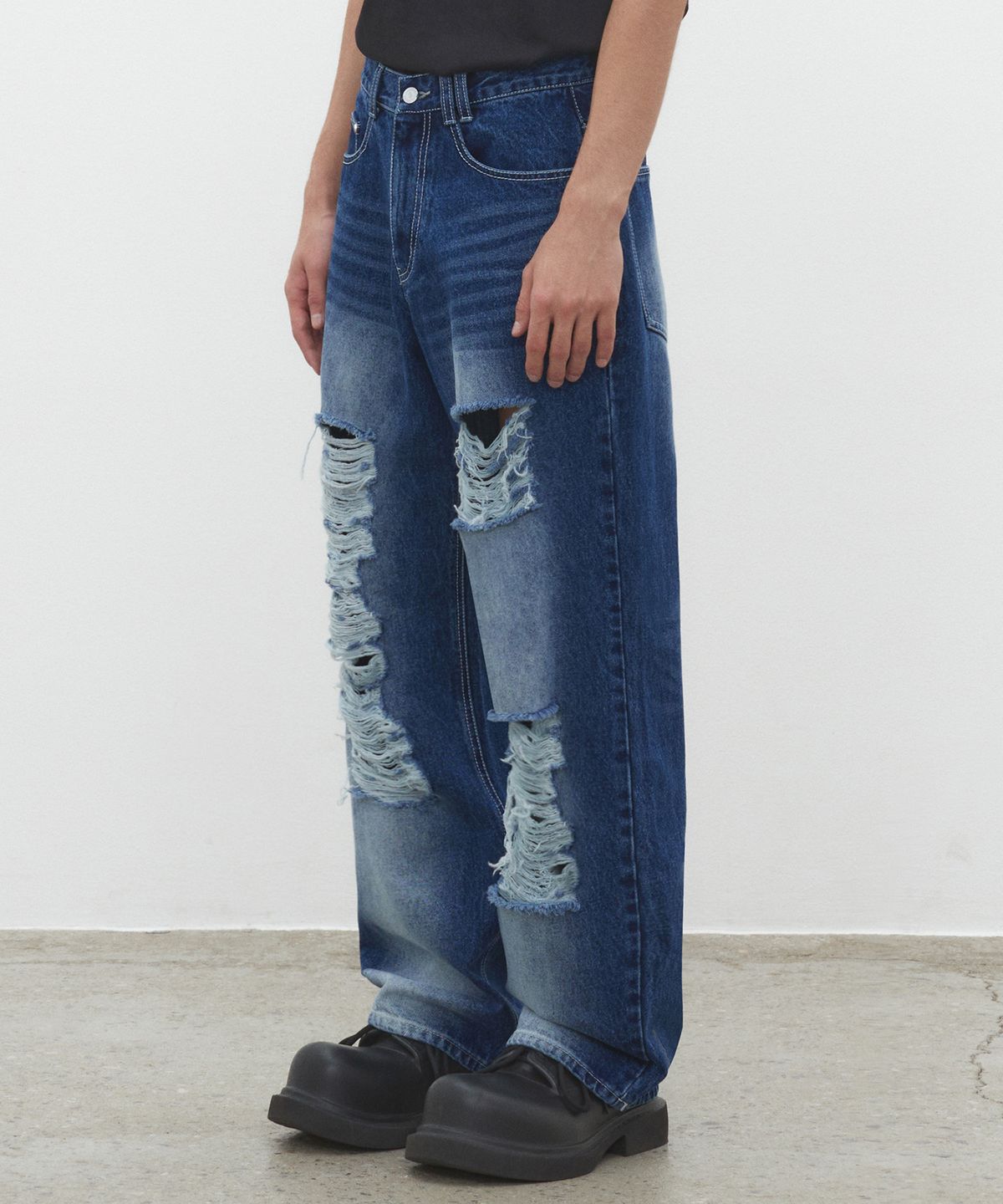 데케트(DECET) Destroy Jeans DCPT038BlueB