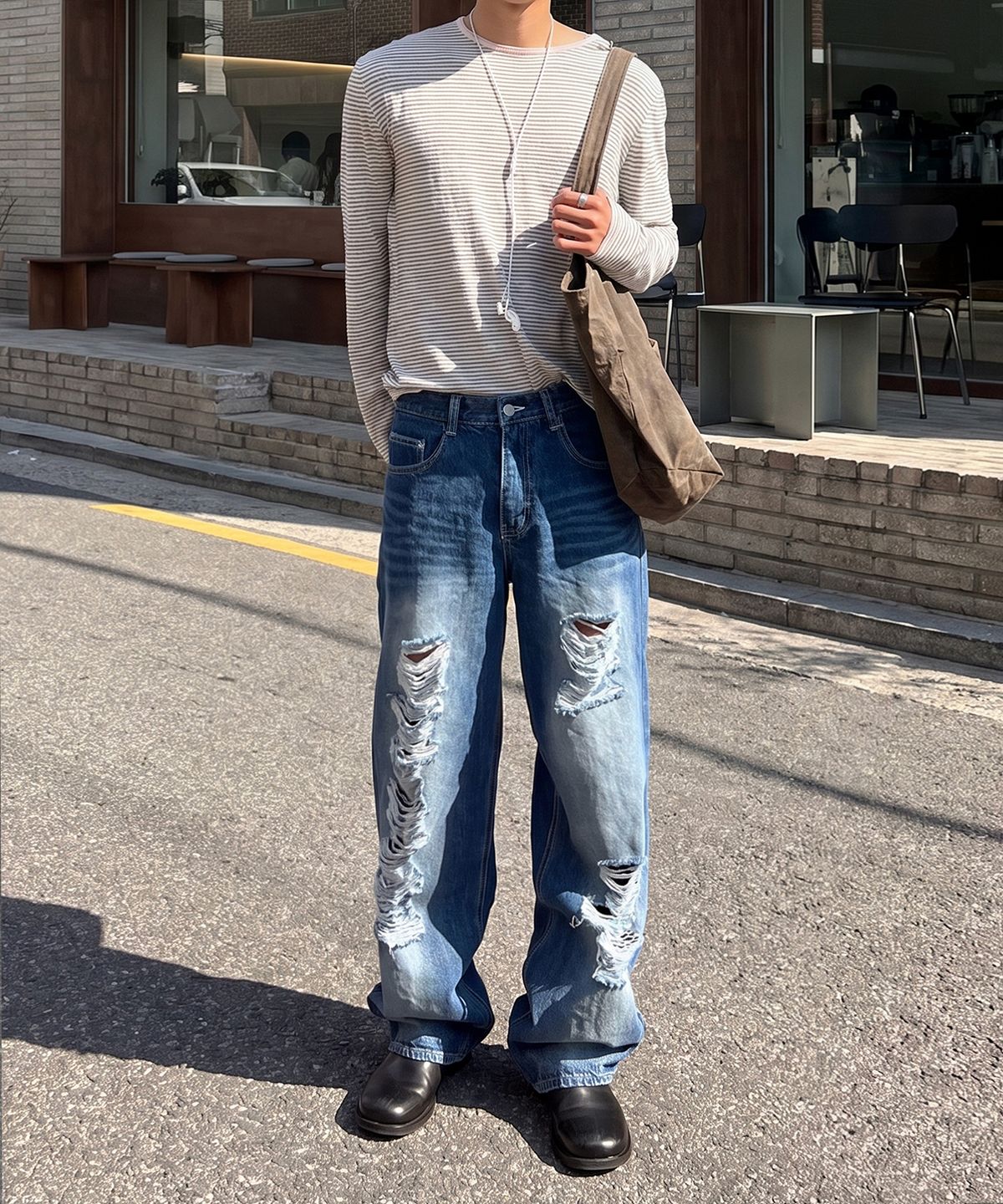 데케트(DECET) Destroy Jeans DCPT038BlueB