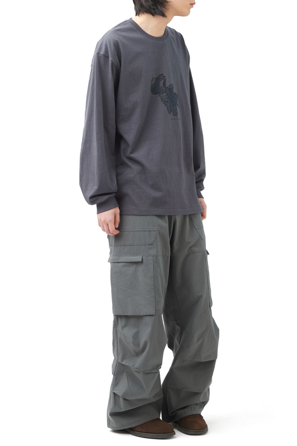 해칭룸(HATCHINGROOM) Fatigue Over Pants Ripstop Sage