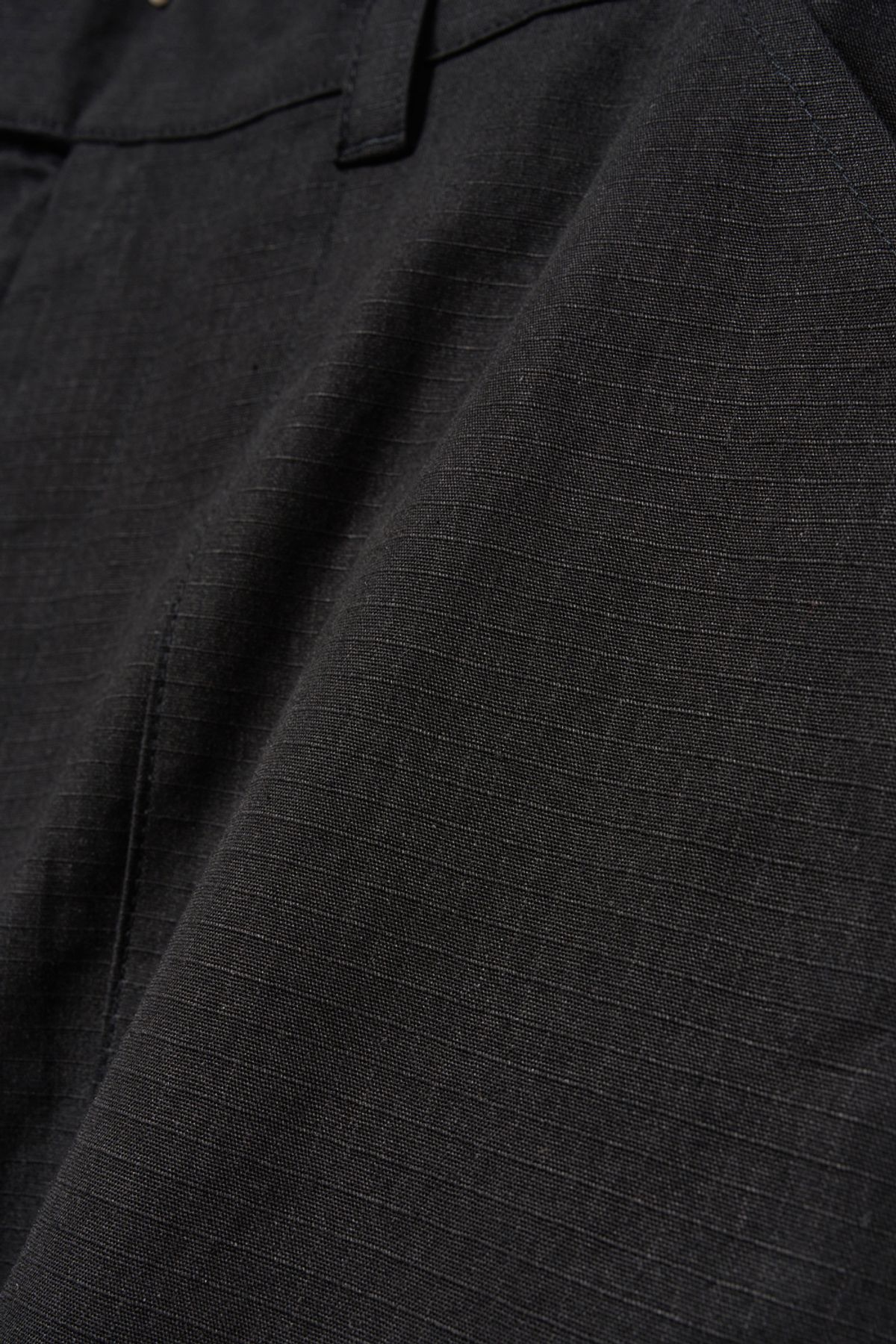 해칭룸(HATCHINGROOM) Fatigue Over Pants Ripstop Black