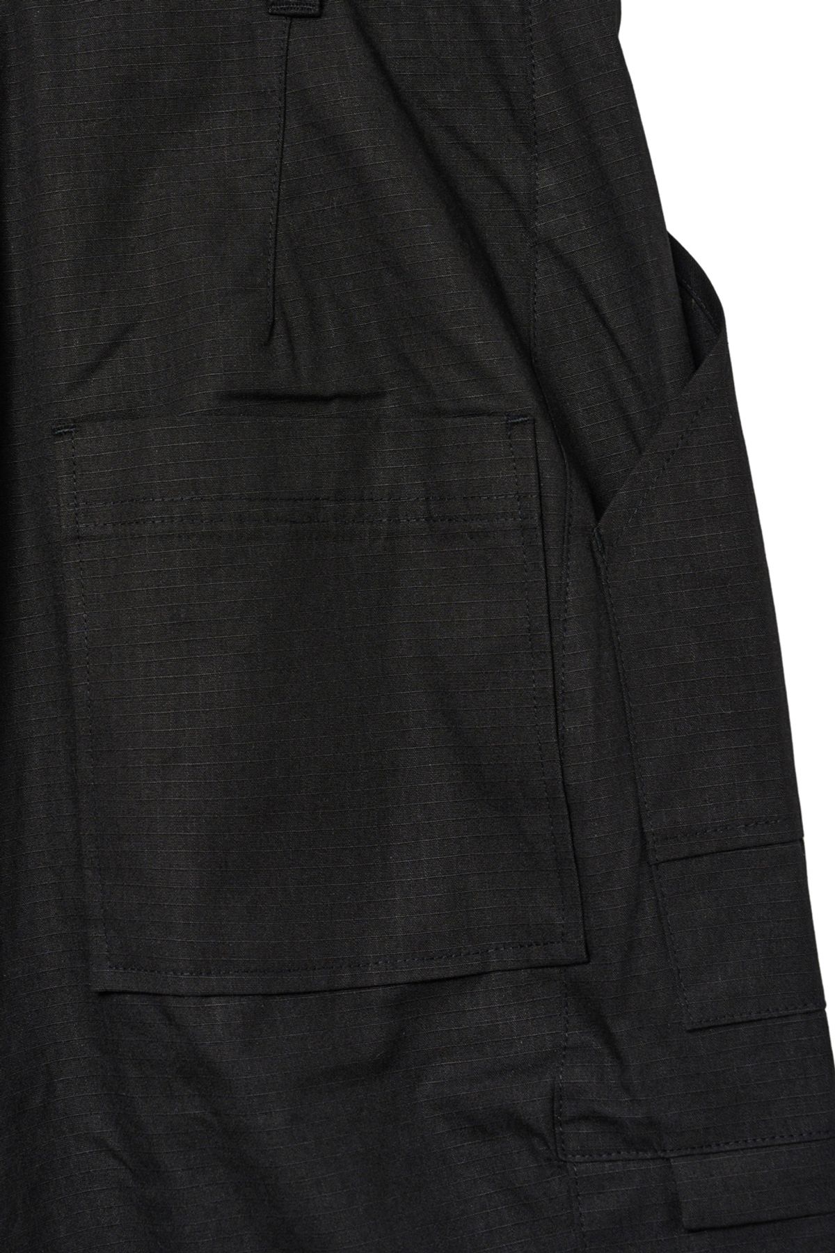 해칭룸(HATCHINGROOM) Fatigue Over Pants Ripstop Black