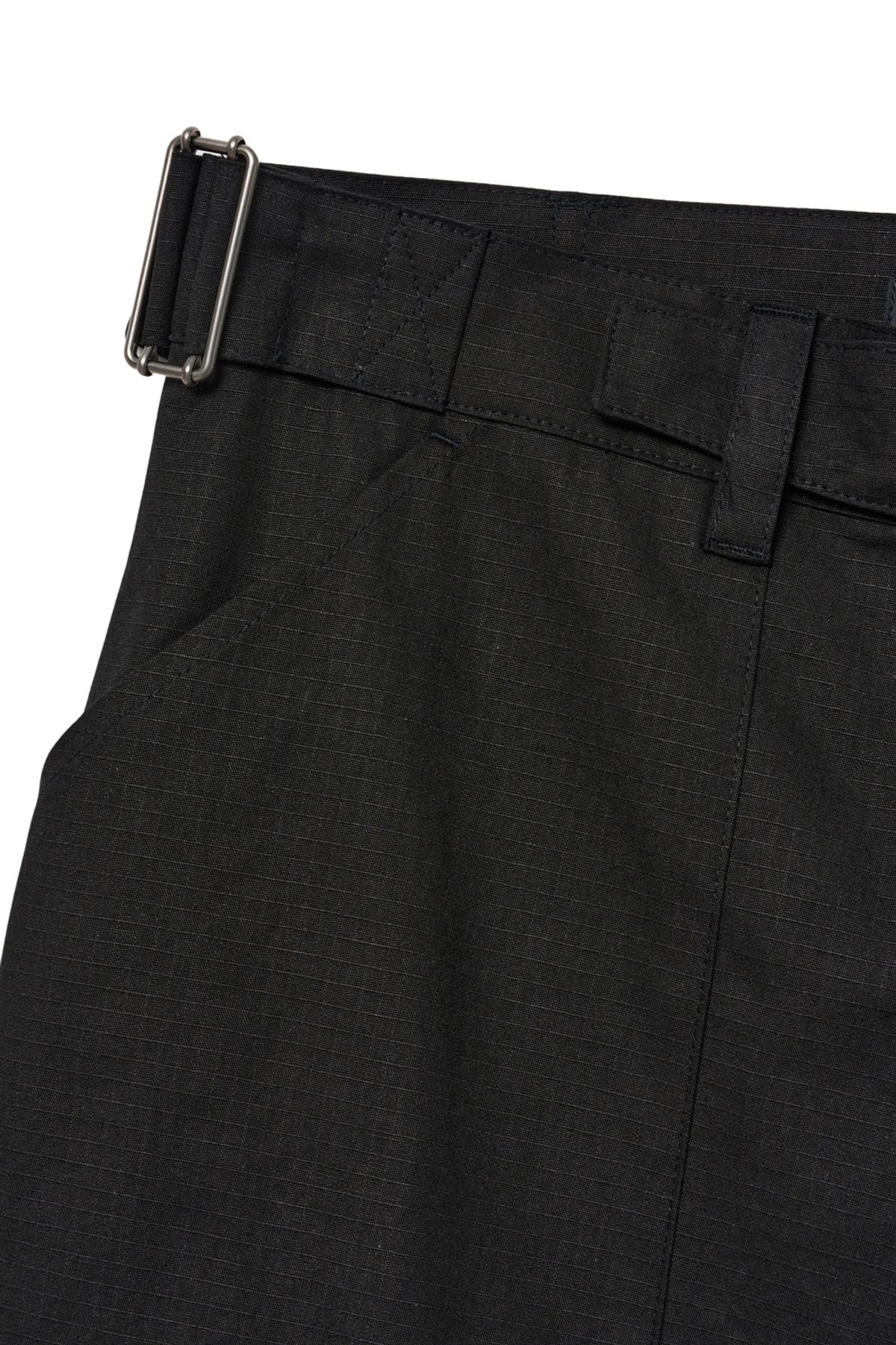 해칭룸(HATCHINGROOM) Fatigue Over Pants Ripstop Black