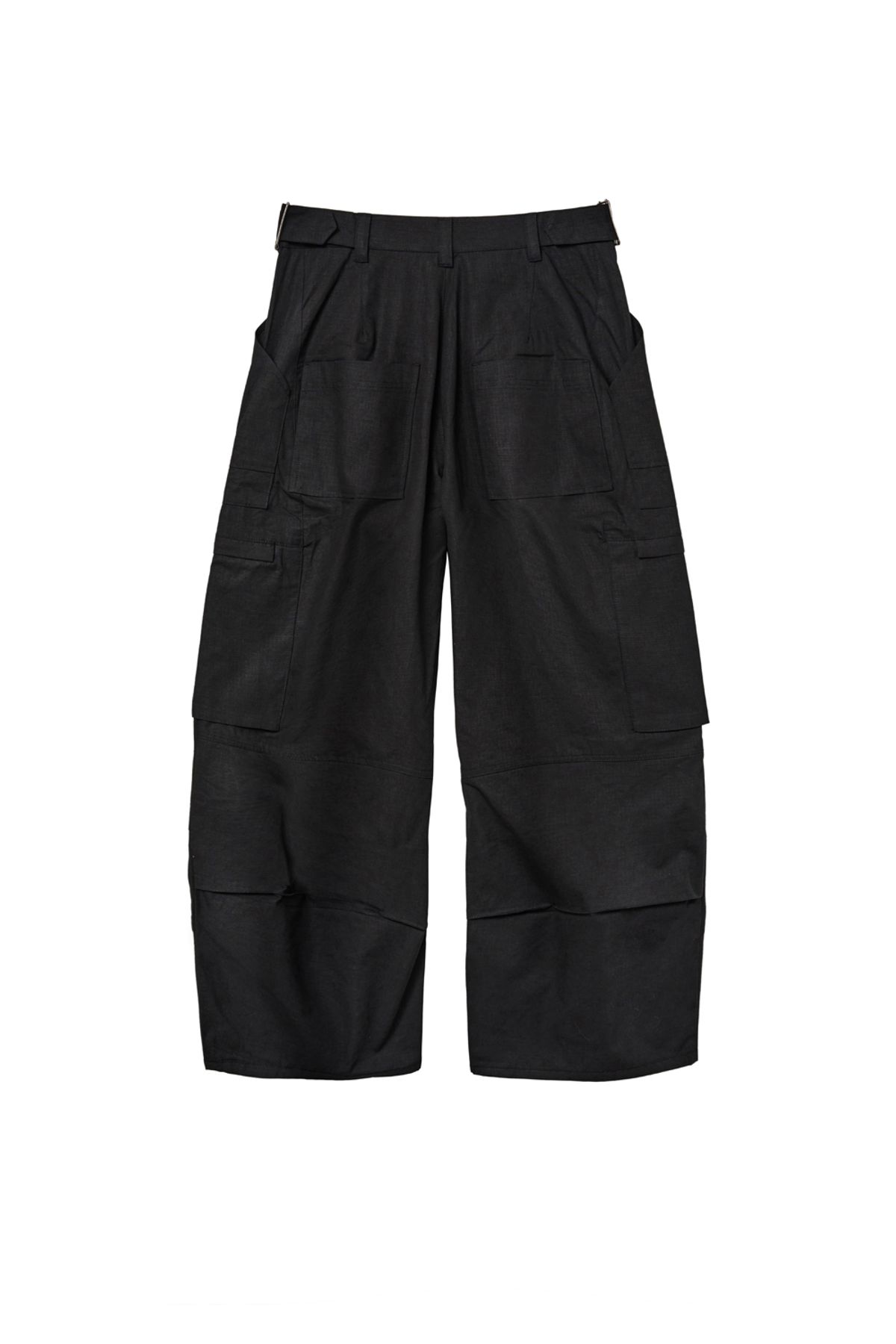 해칭룸(HATCHINGROOM) Fatigue Over Pants Ripstop Black