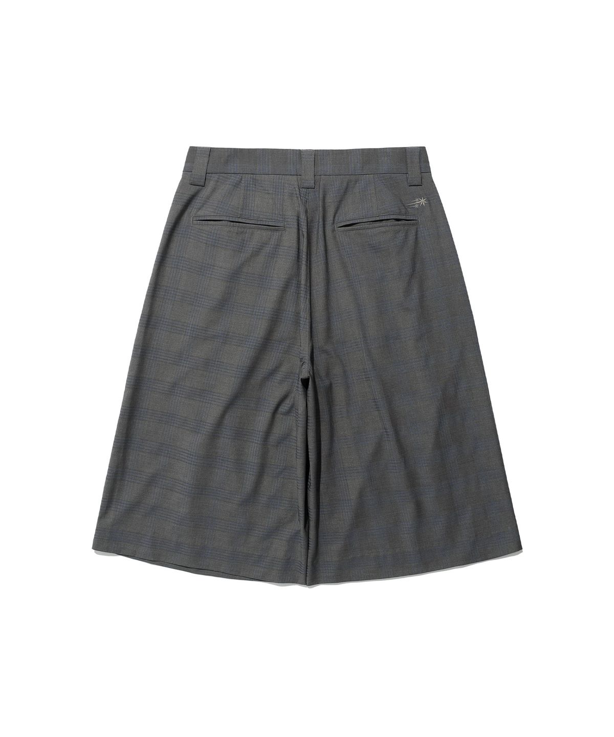나이스고스트클럽(NICEGHOSTCLUB) CHECK TAILORED SHORTS_GREY(NG2EMUPA63A)