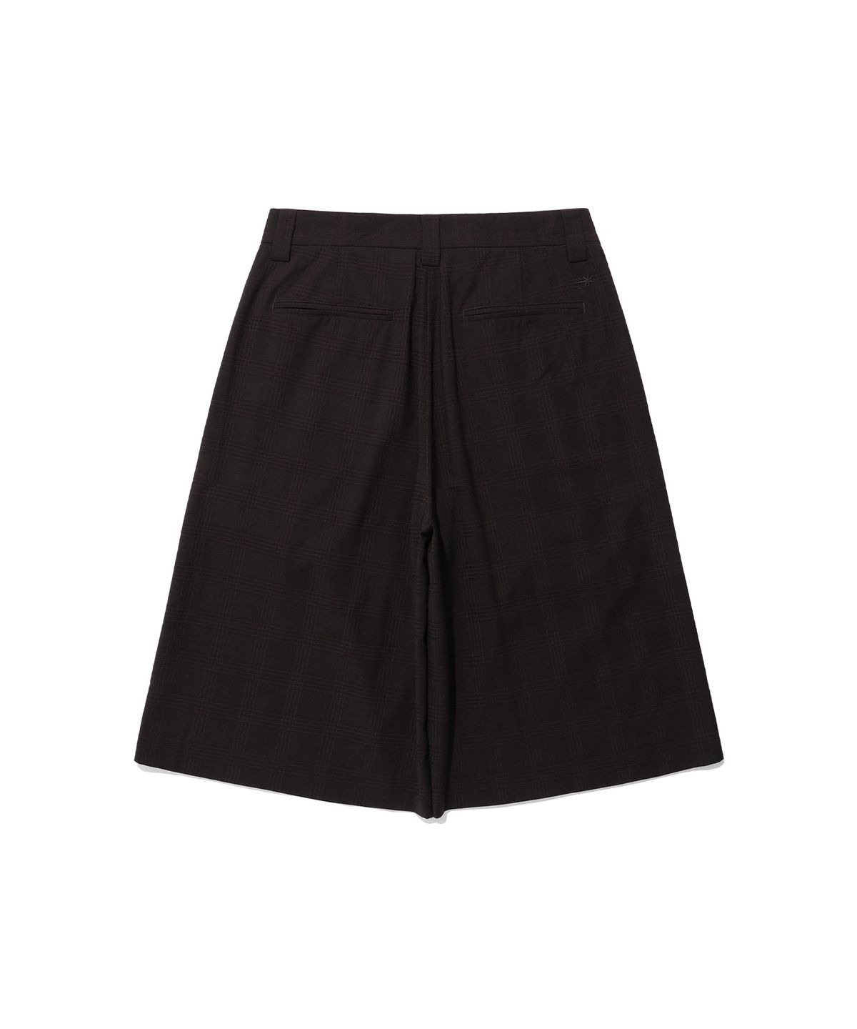 나이스고스트클럽(NICEGHOSTCLUB) CHECK TAILORED SHORTS_BLACK(NG2EMUPA63A)