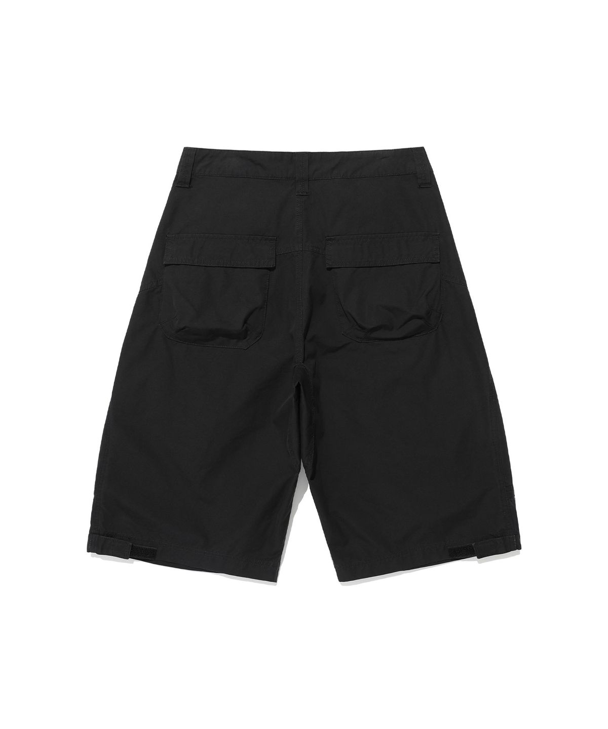 나이스고스트클럽(NICEGHOSTCLUB) WASHED MECHANIC CAPRI PANTS_BLACK(NG2EMUPA62A)