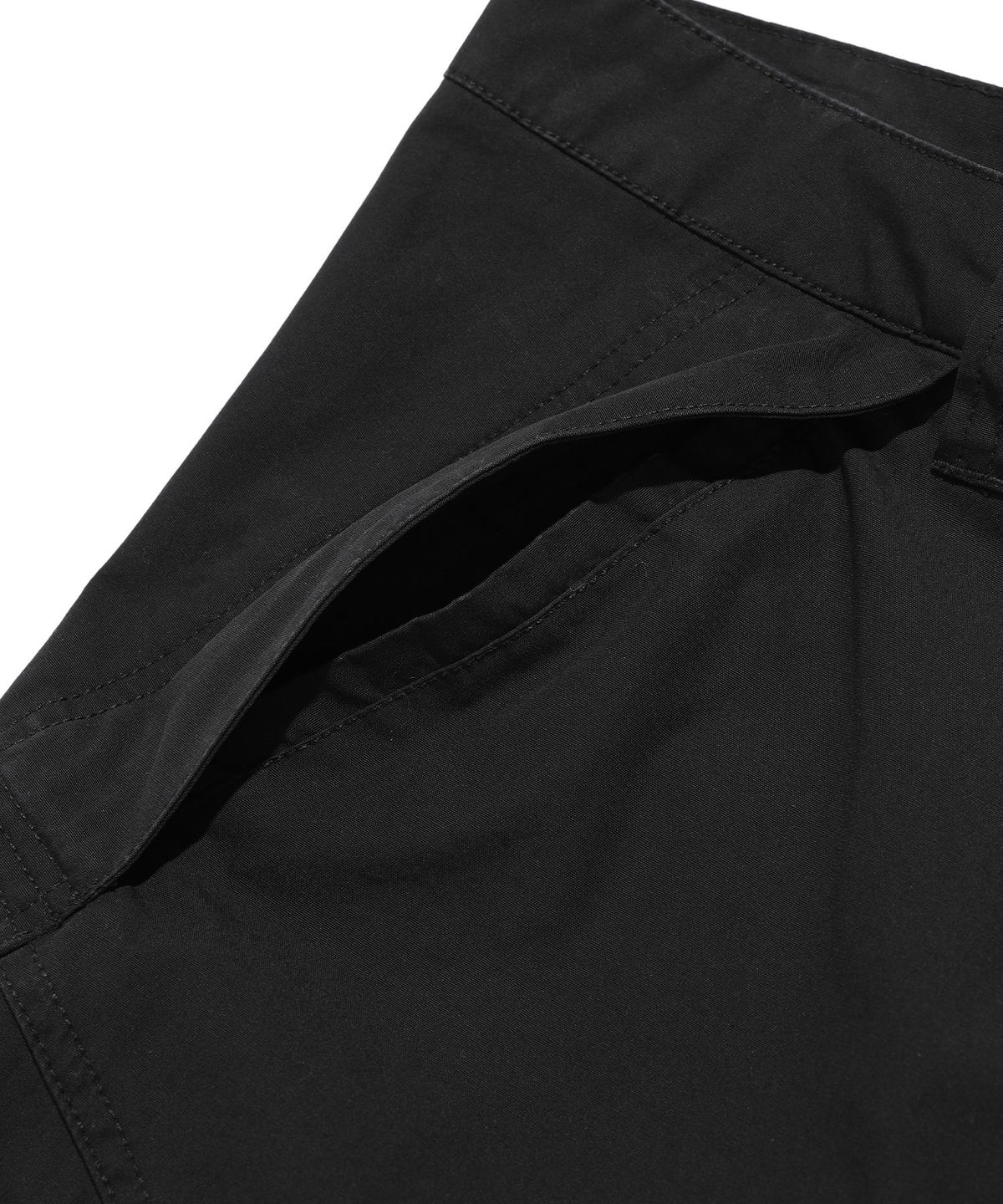 나이스고스트클럽(NICEGHOSTCLUB) WASHED MECHANIC CAPRI PANTS_BLACK(NG2EMUPA62A)