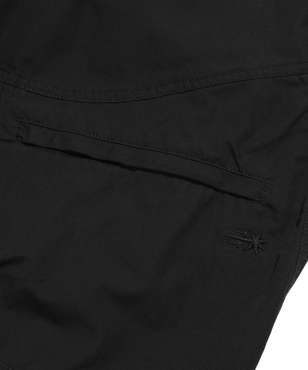 나이스고스트클럽(NICEGHOSTCLUB) WASHED MECHANIC CAPRI PANTS_BLACK(NG2EMUPA62A)