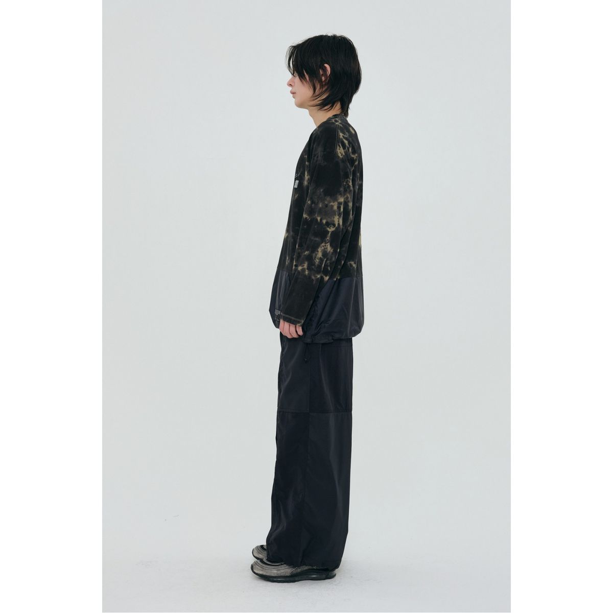 래코드(RECODE) Overdyeing Woven Patch Top_RJTAS24702KHX