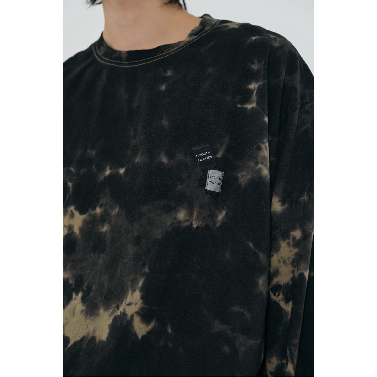 래코드(RECODE) Overdyeing Woven Patch Top_RJTAS24702KHX