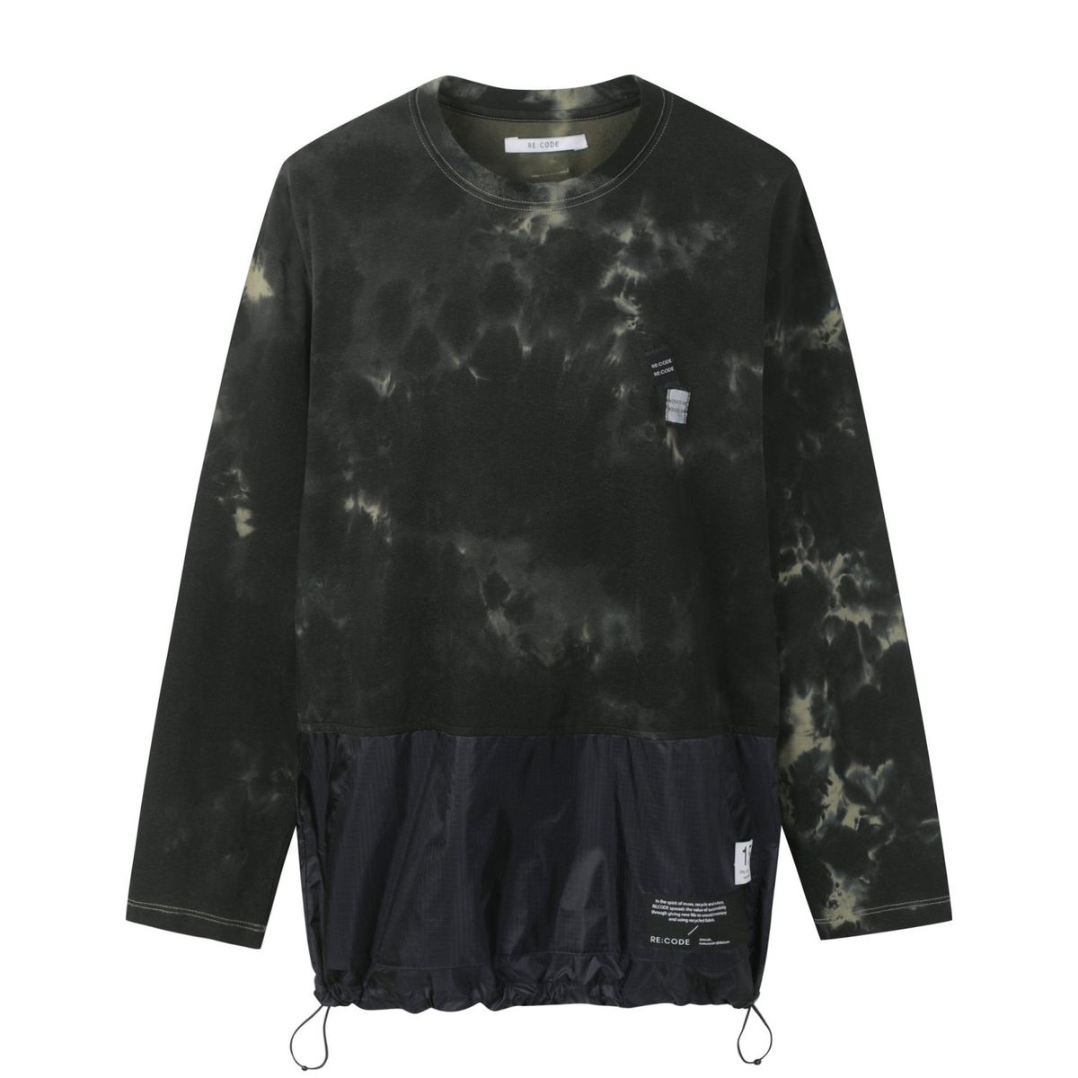 래코드(RECODE) Overdyeing Woven Patch Top_RJTAS24702KHX
