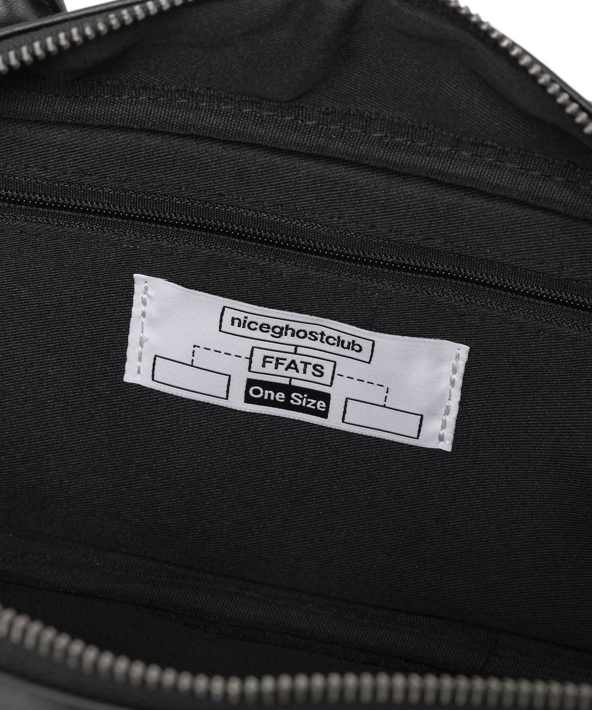 나이스고스트클럽(NICEGHOSTCLUB) FFATS BAGUETTE BAG_BLACK(NG2EMUAB49A)