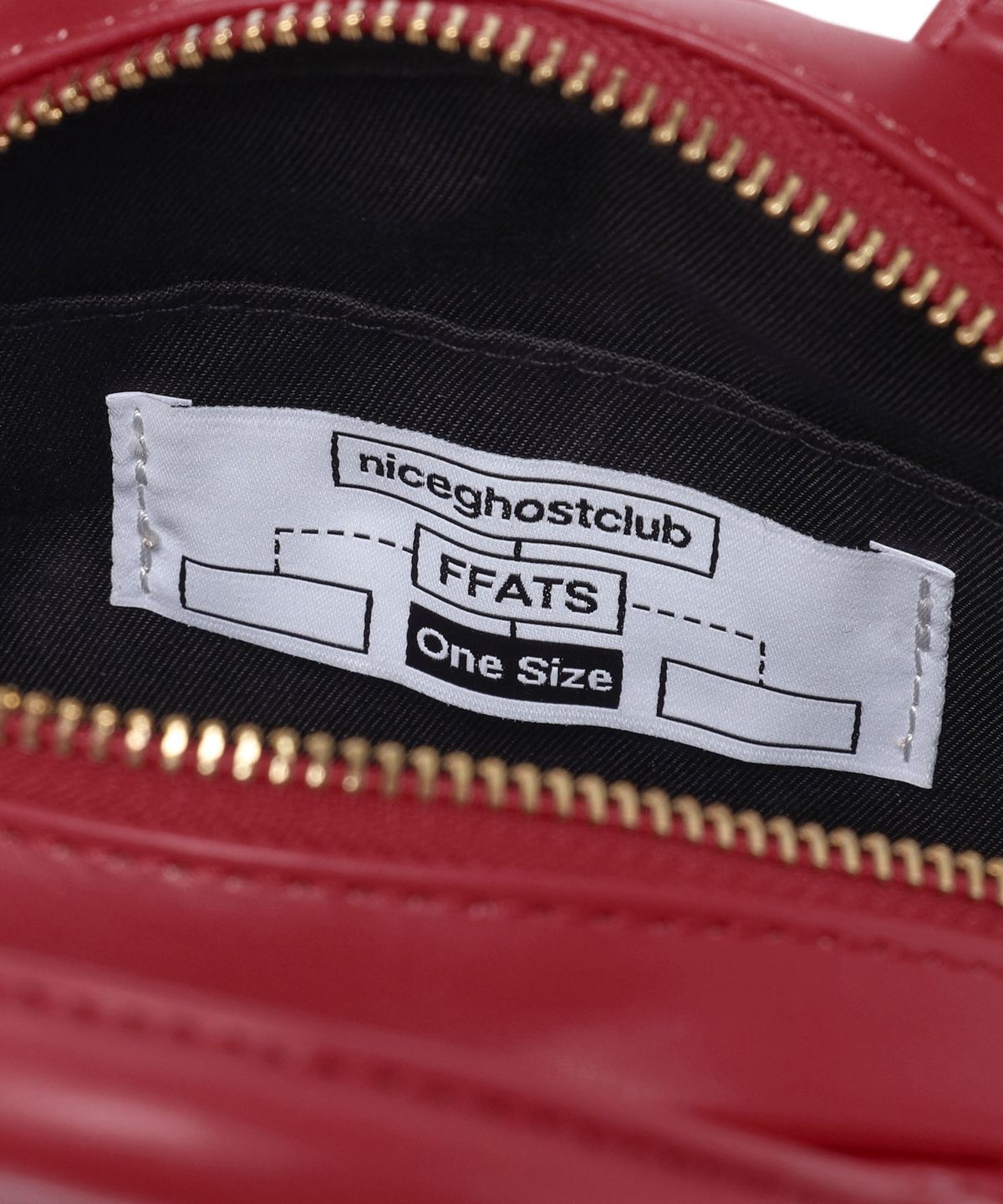 나이스고스트클럽(NICEGHOSTCLUB) FFATS PUDING BAG_RED(NG2EMUAB47A)