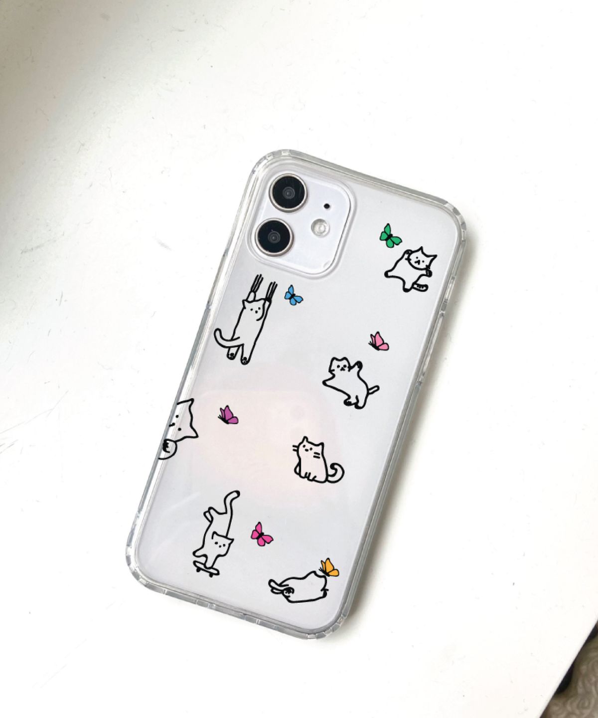 폴라올라(POLAROLA) 밀짚성분으로 유래한 폰케이스 Cats with Butterflies