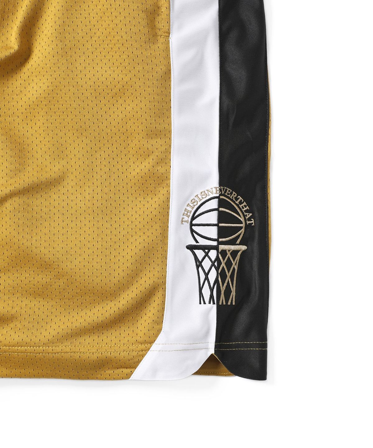 디스이즈네버댓(THISISNEVERTHAT) Basketball Short Gold