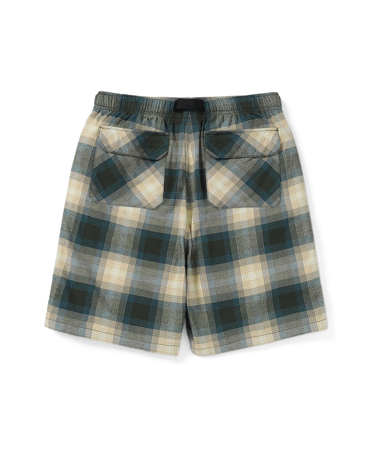디스이즈네버댓(THISISNEVERTHAT) Belted Check short Brown