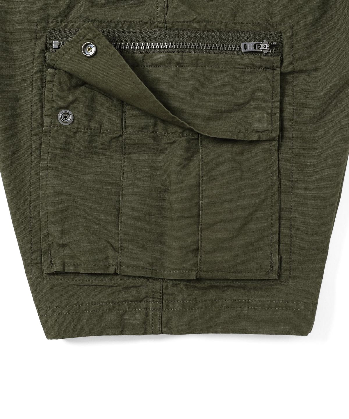 디스이즈네버댓(THISISNEVERTHAT) Zip Cargo Short Khaki