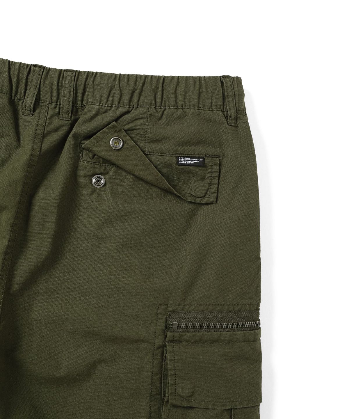 디스이즈네버댓(THISISNEVERTHAT) Zip Cargo Short Khaki