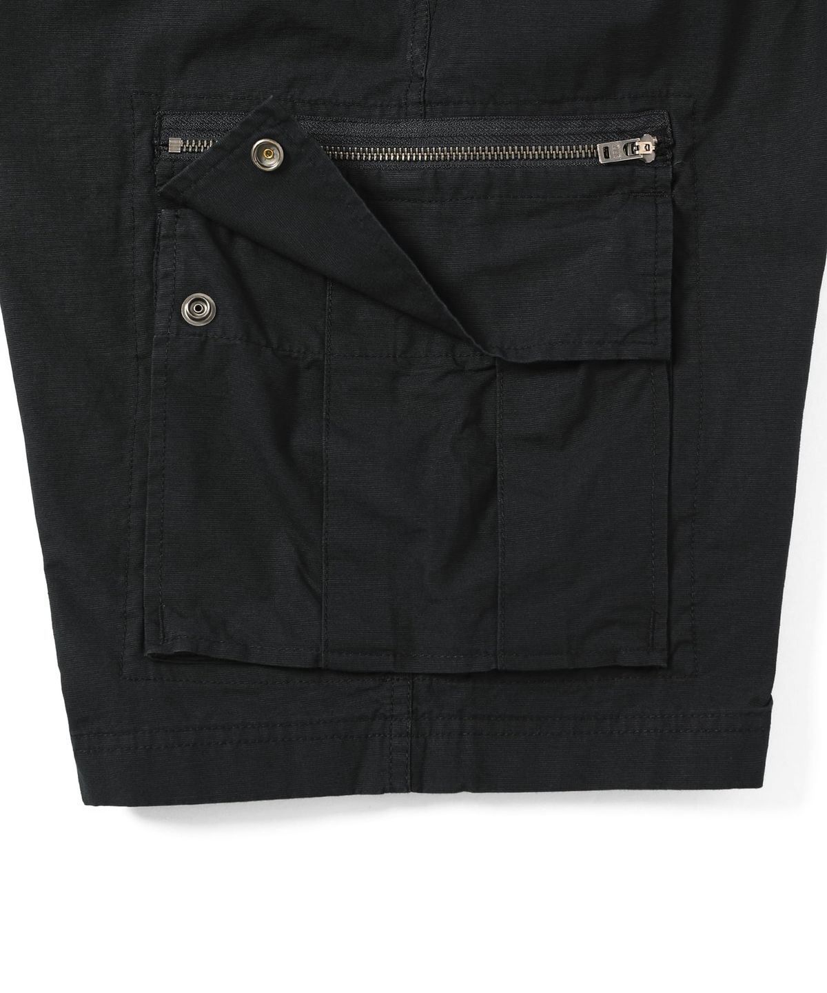 디스이즈네버댓(THISISNEVERTHAT) Zip Cargo Short Black