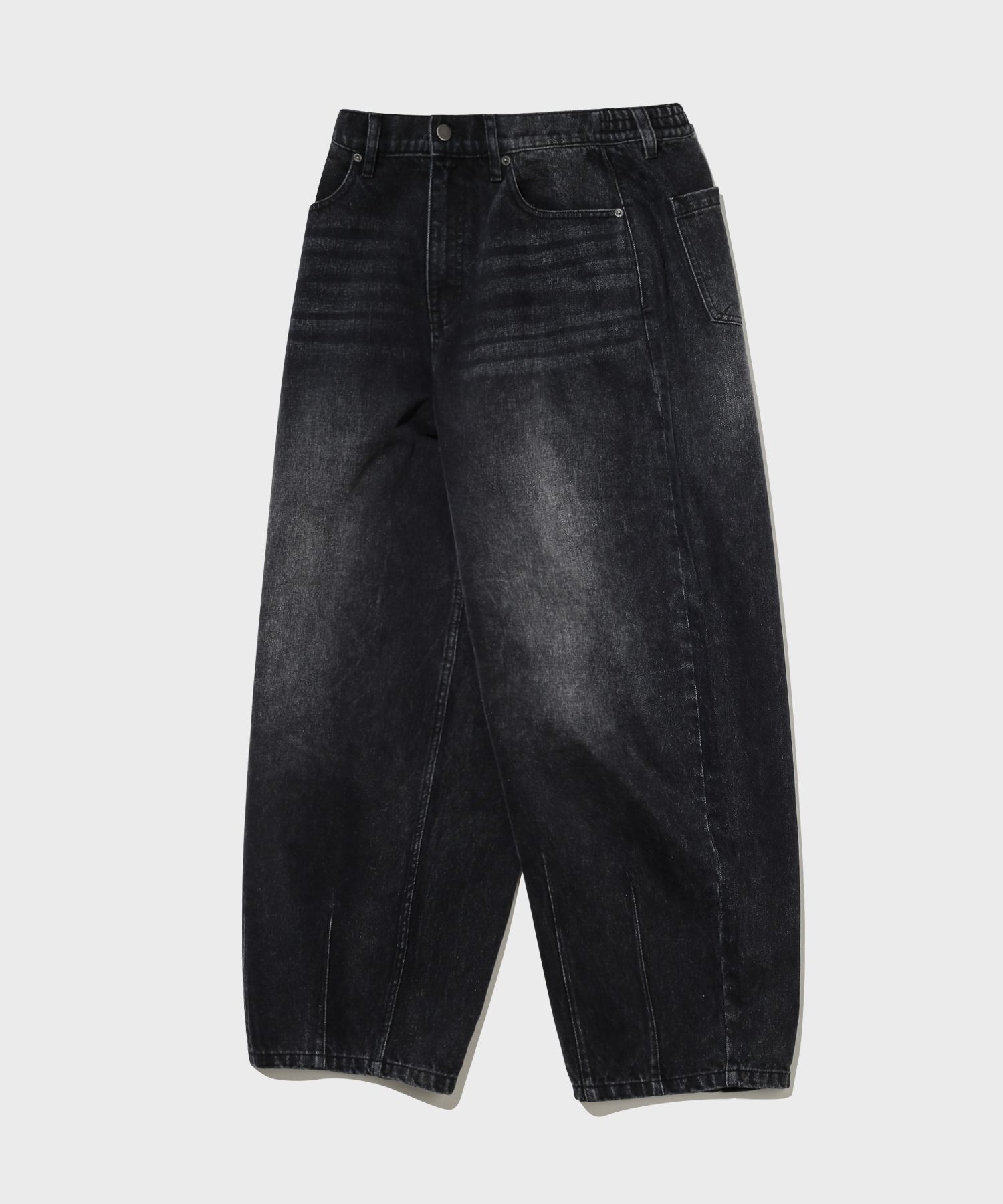MUSINSA | URBANSTOFF Vintage Washid Long Balloon Pants (Black)