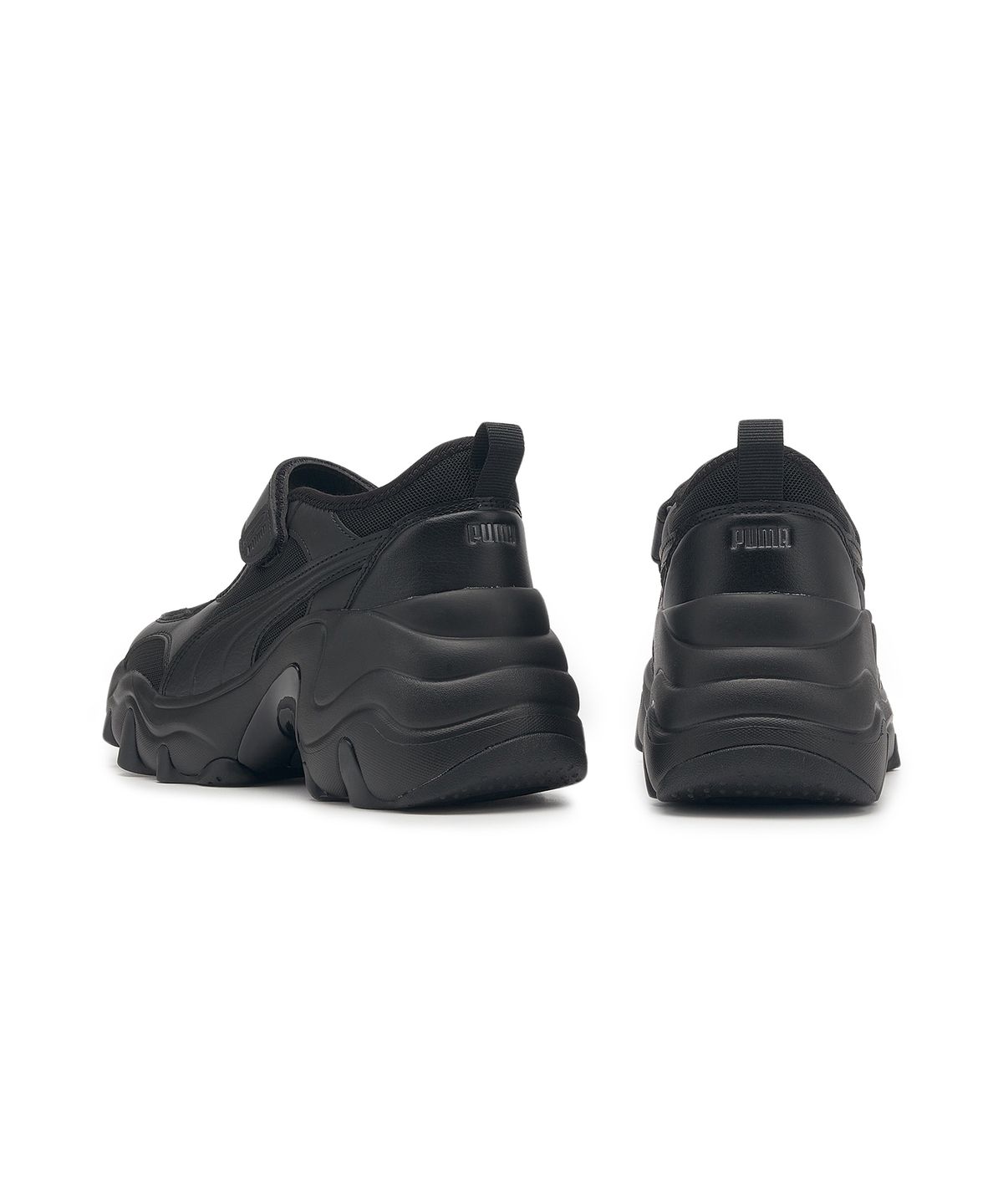 푸마(PUMA) 펄사 웨지 우먼스 샌들 - 블랙:실버