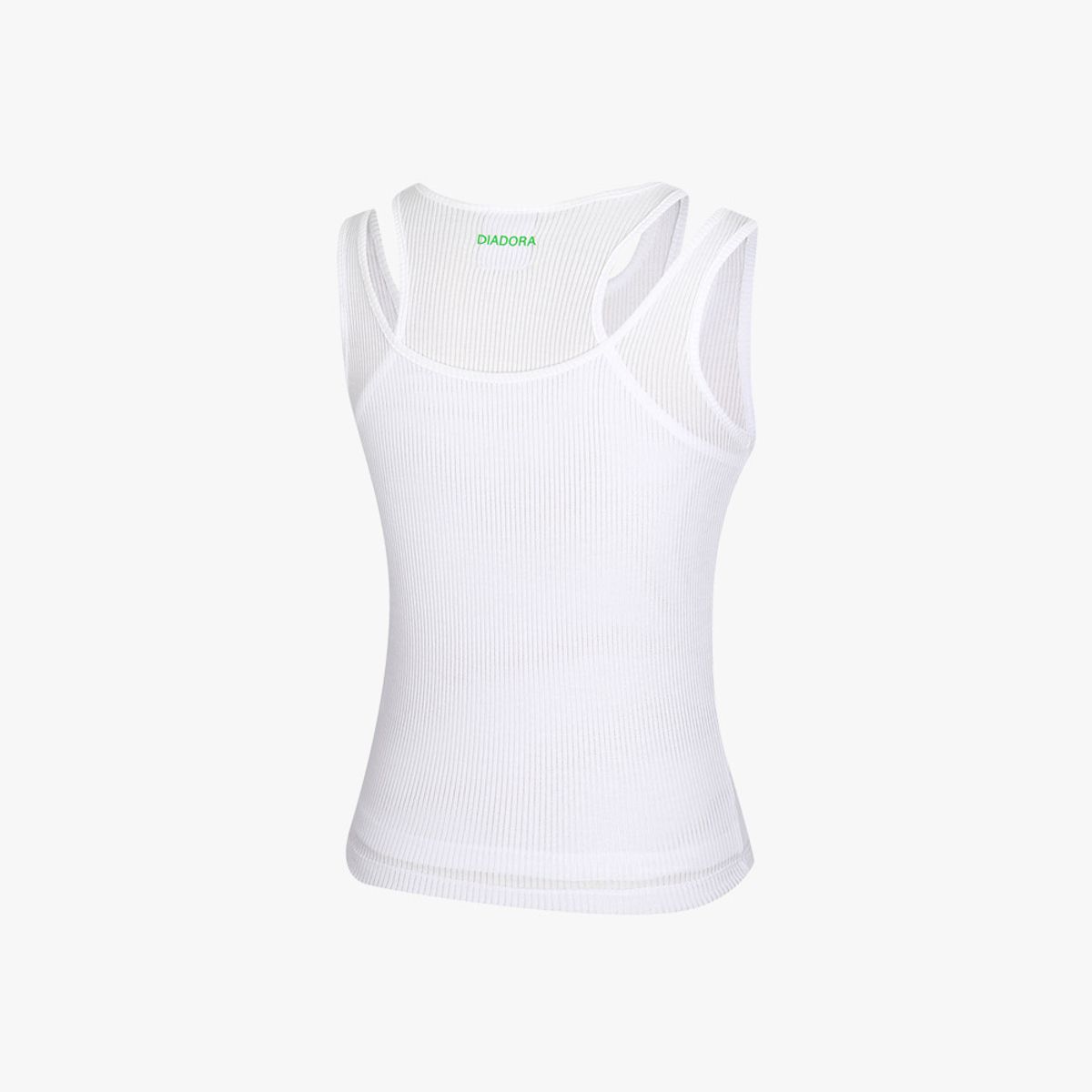 디아도라(diadora) 코모도 골지 슬리브리스 우먼 WHITE