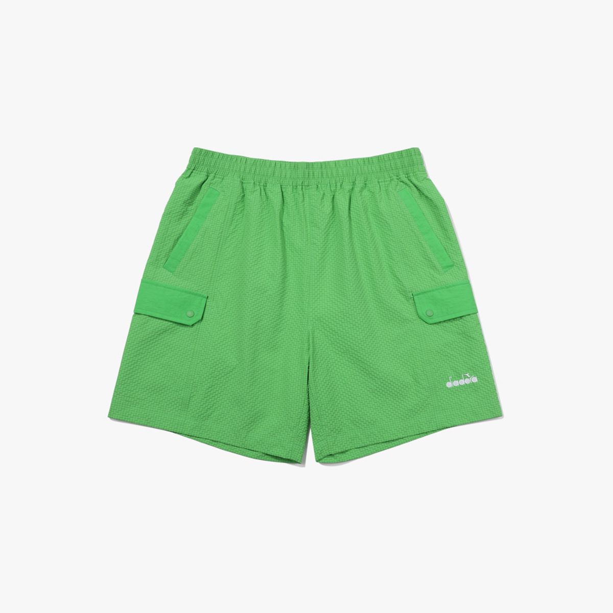 디아도라(diadora) 시어서커 하프팬츠 GREEN