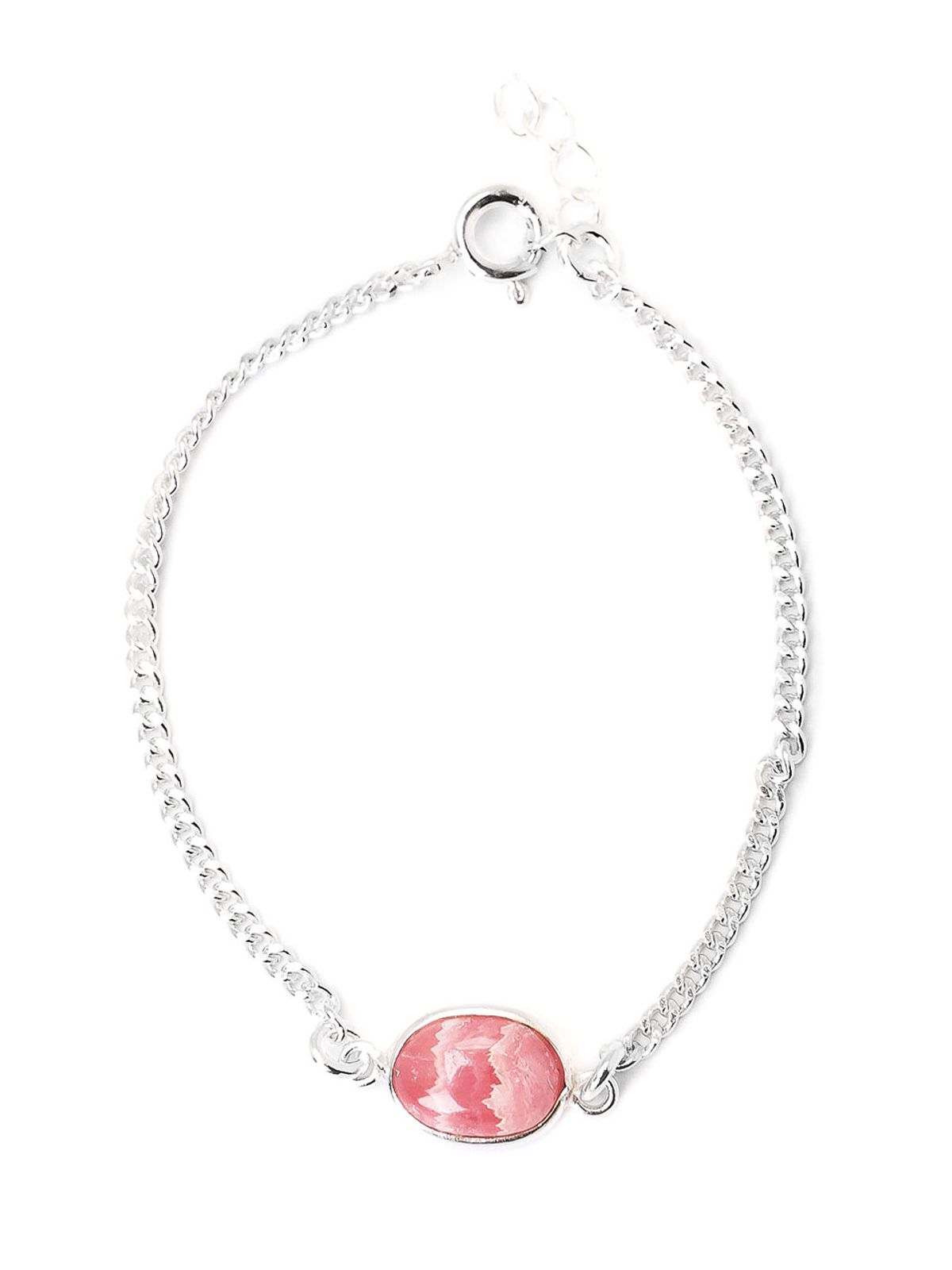 하랑(HARANG) HR 94B_Oval Rose Quartz Bracelet