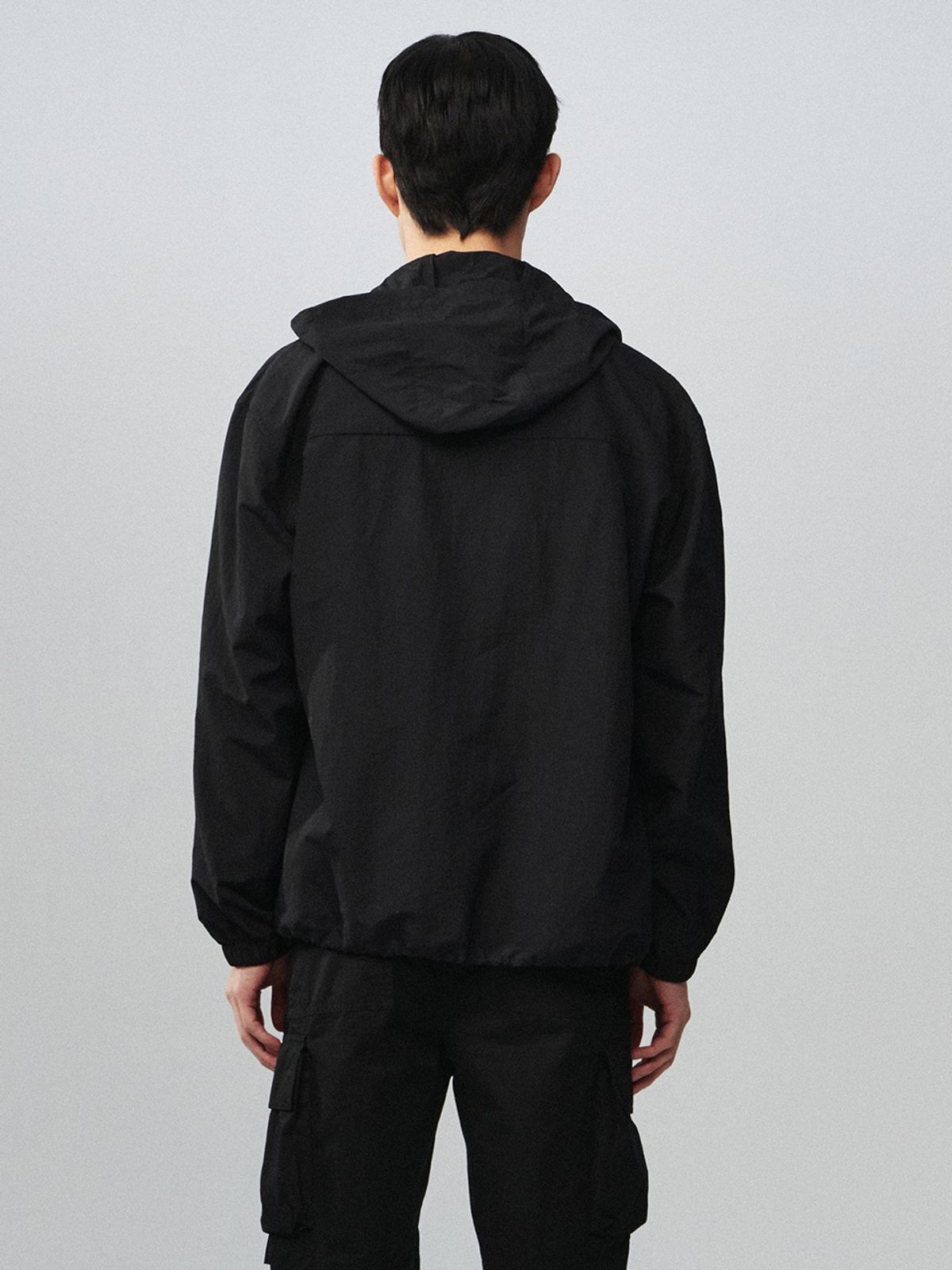 기준 맨(KIJUN MEN) Hoodie Shirt Black