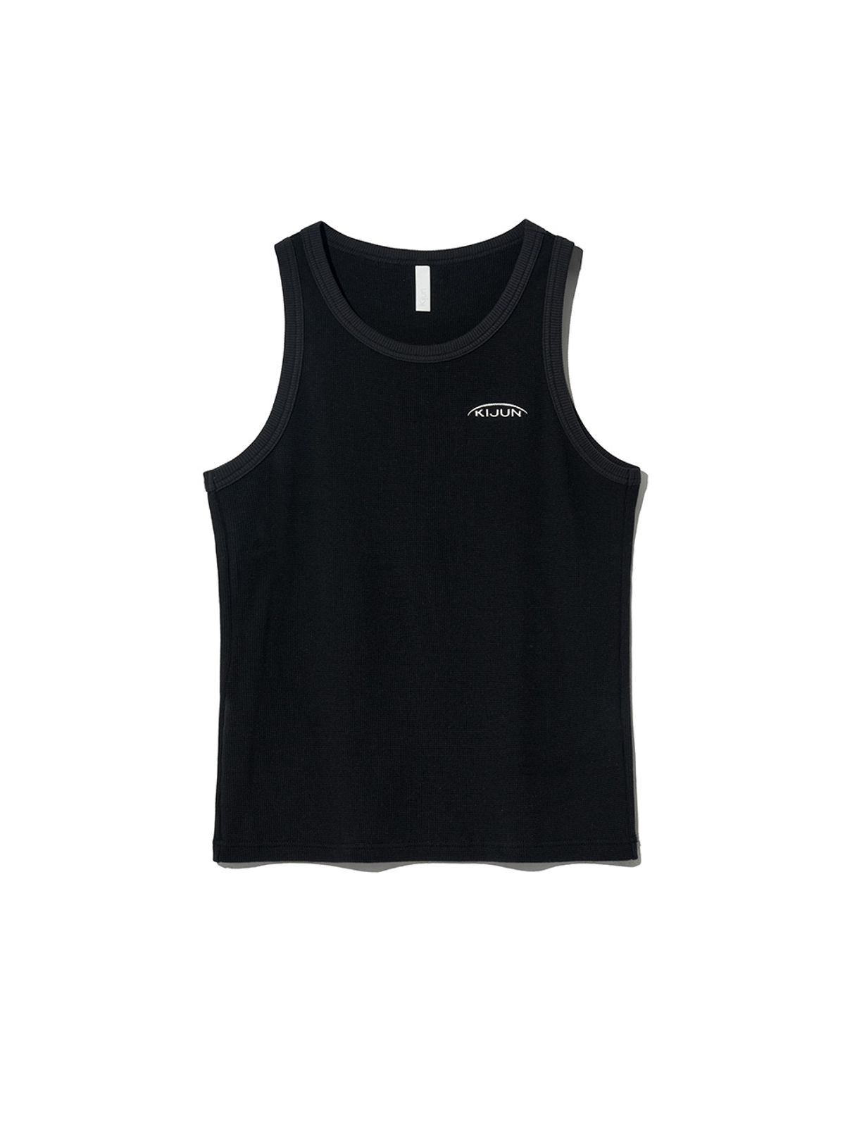 기준 맨(KIJUN MEN) Waffle Tank Top Black