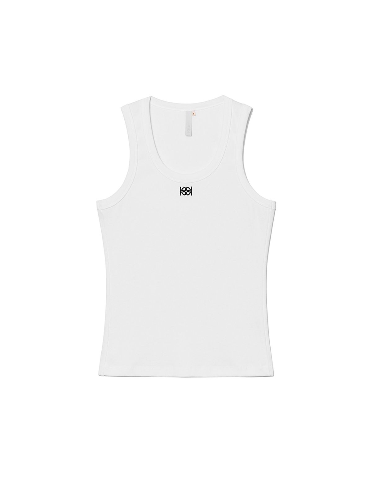 기준 맨(KIJUN MEN) Square-neck Tank Top Off-White