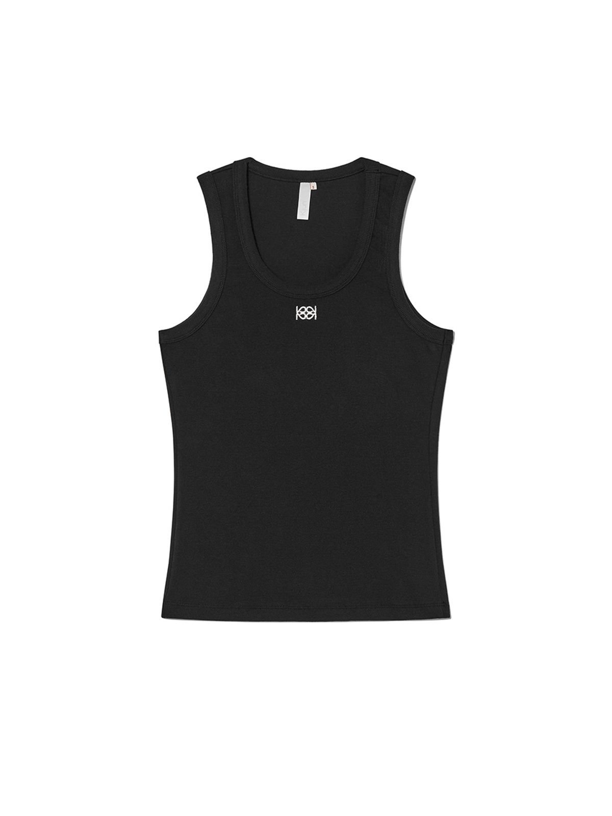 기준 맨(KIJUN MEN) Square-neck Tank Top Black