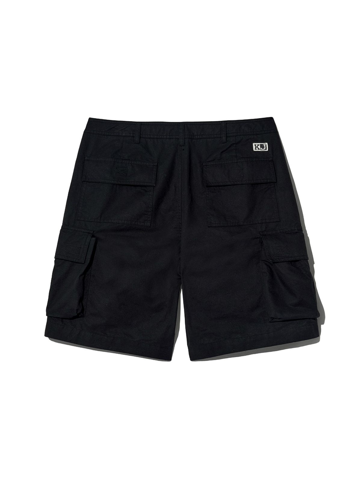 기준 맨(KIJUN MEN) Logo Cargo Shorts Black