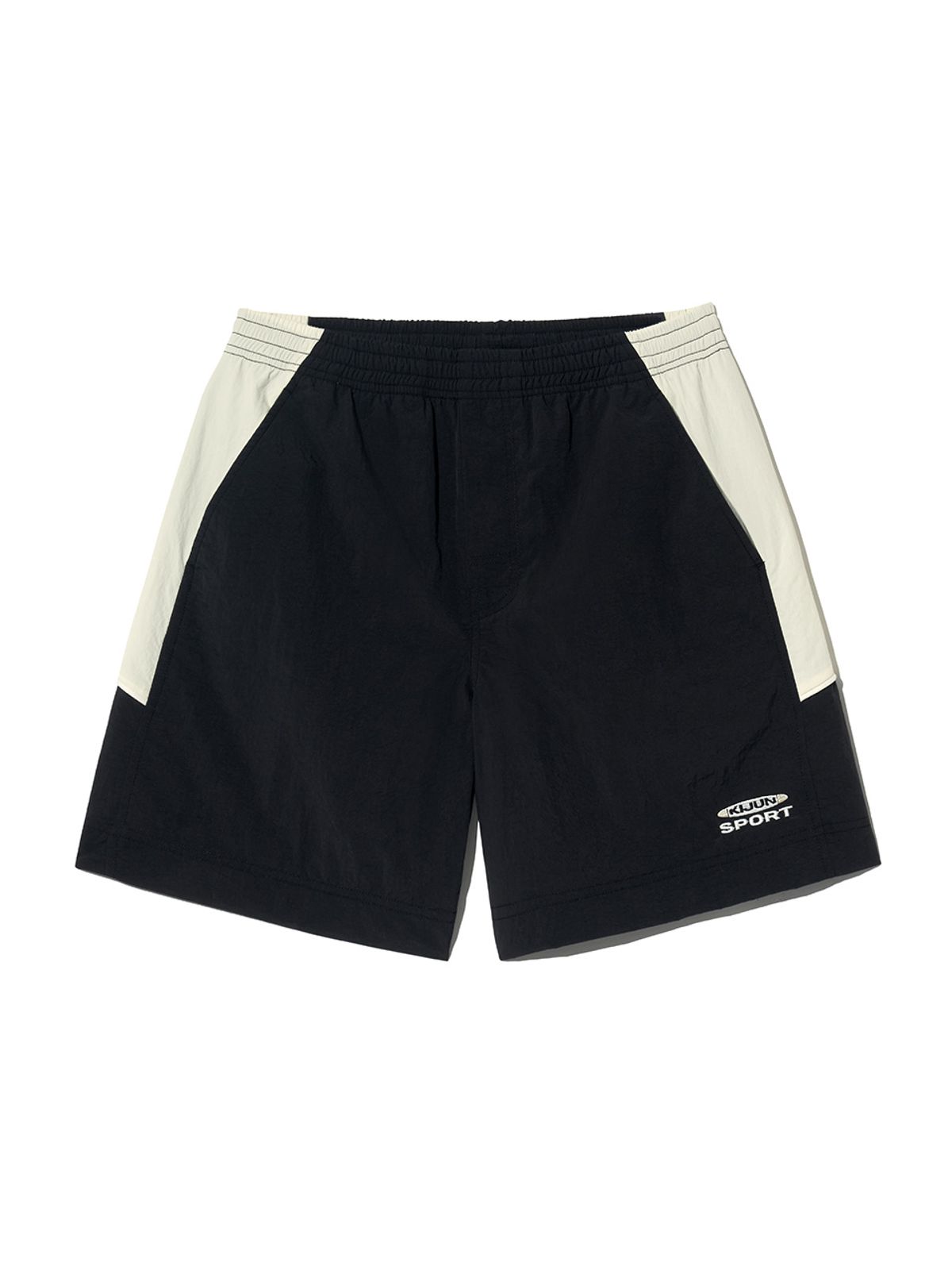 기준 맨(KIJUN MEN) Sports Shorts Black Ivory