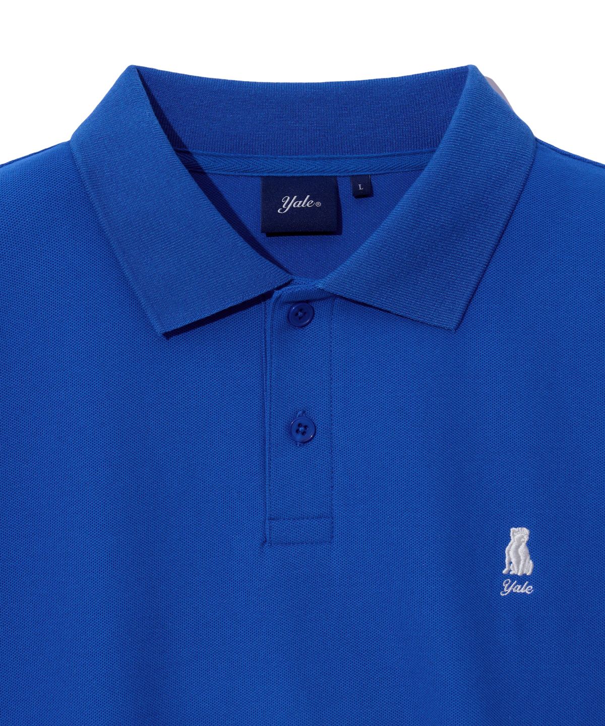 예일(YALE) HERITAGE DAN QUICK DRY PIQUE POLO SHIRT ROYAL BLUE