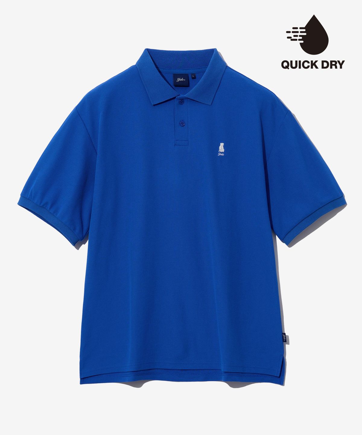 예일(YALE) HERITAGE DAN QUICK DRY PIQUE POLO SHIRT ROYAL BLUE