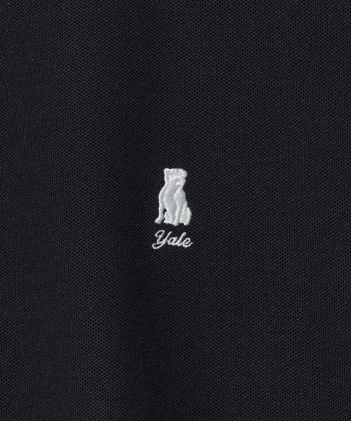 예일(YALE) 오버사이즈 퀵 드라이 피케 폴로 셔츠 블랙