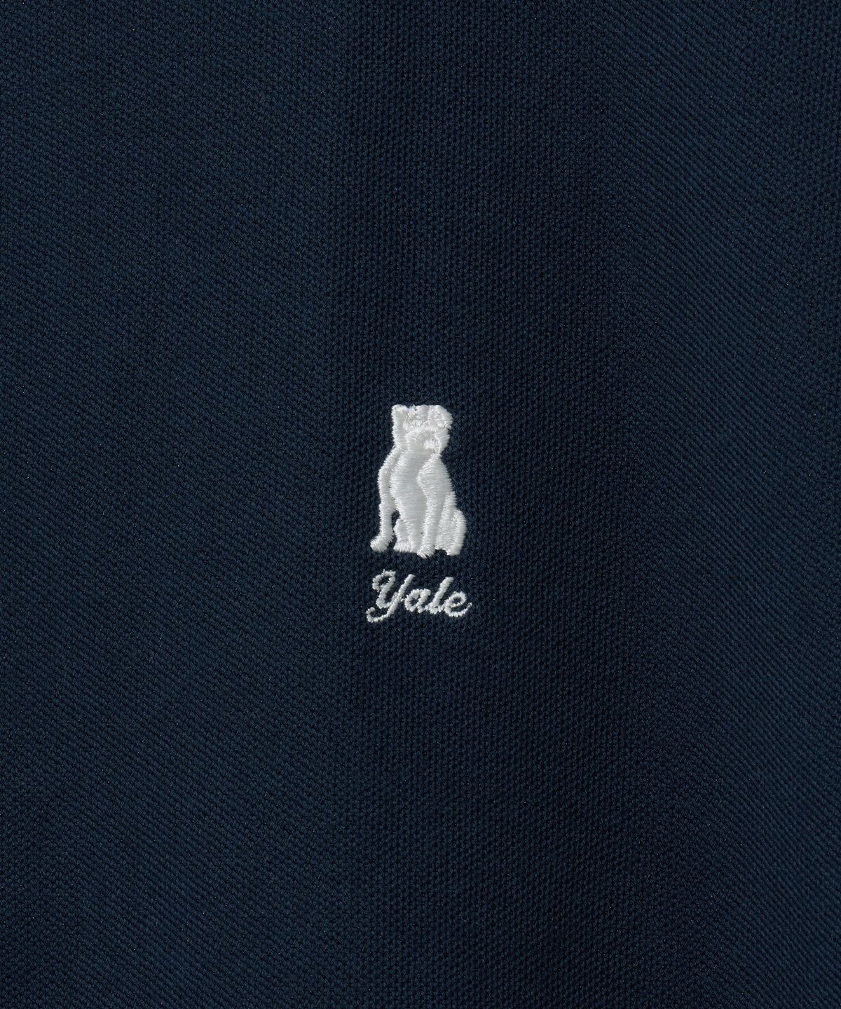 예일(YALE) 오버사이즈 퀵 드라이 피케 폴로 셔츠 네이비