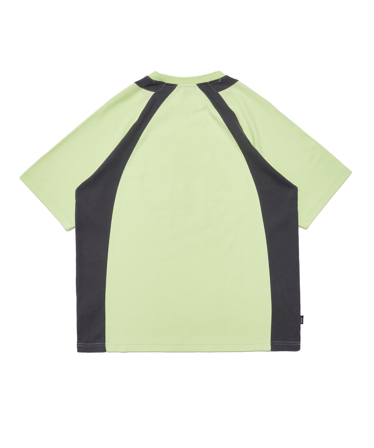 골라(GOLA) COLOR BLOCK GRAPHIC T-SHIRTS [LIME]
