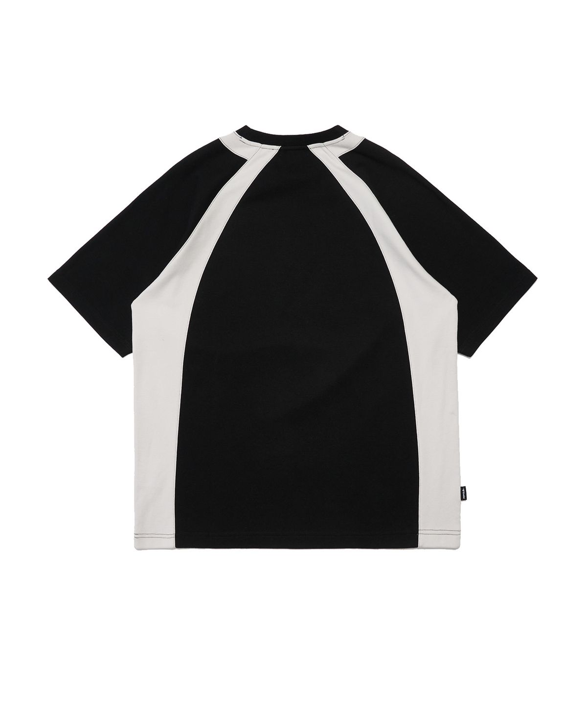 골라(GOLA) COLOR BLOCK GRAPHIC T-SHIRTS [BLACK]