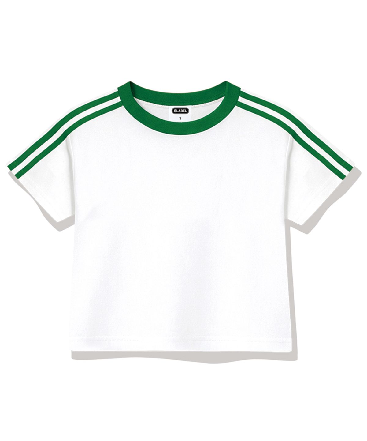 베이직라벨(BASIC LABEL) Wesley Semi-crop track short-sleeved T-shirt 6 Color [BLSE_6001]