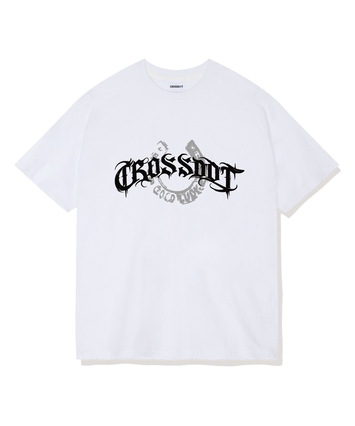 크로스닷(CROSSDOT) 블랙헤럴드 오버핏 반팔티셔츠 4 Color [CRSE_1007]