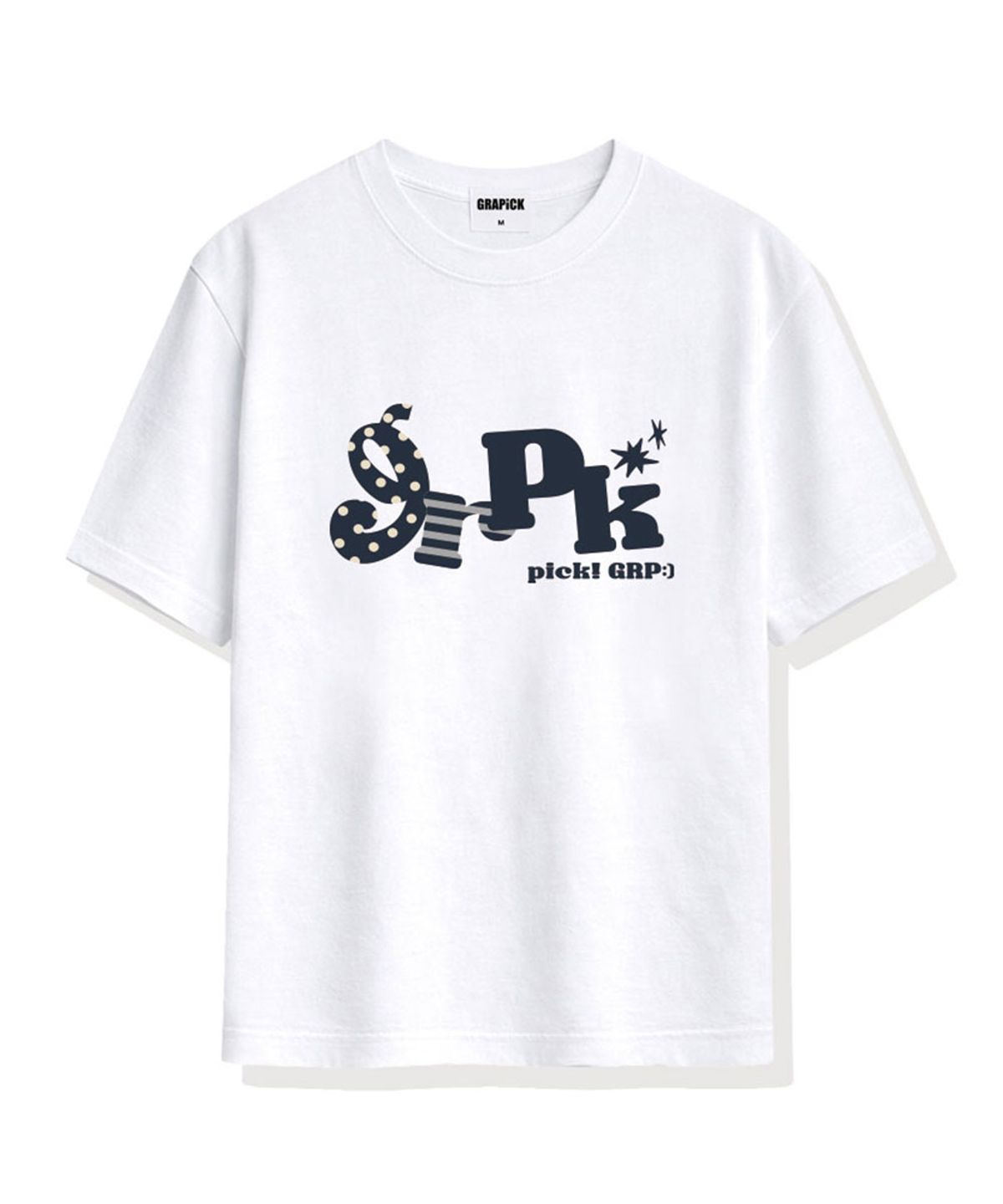 그라픽(GRAPICK) 픽키도트 오버핏 반팔티셔츠 4 Color [GRSE_2003]